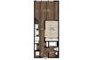 Main Street Flats Apartments Phase II 1x1 C Floor Plan Main Street Flats Apartments Phase II 1x1 C Floor Plan